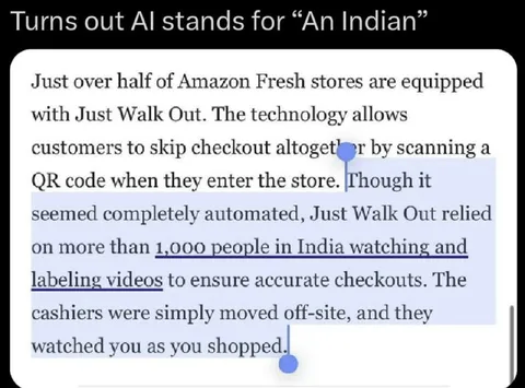 AI Stands for An Indian