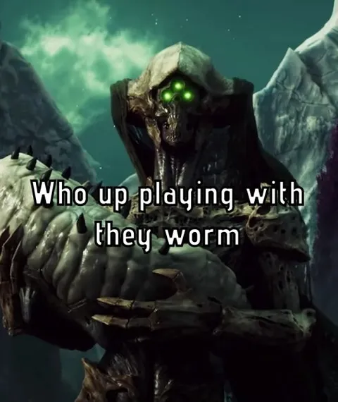 Who Up Playing With They Worm