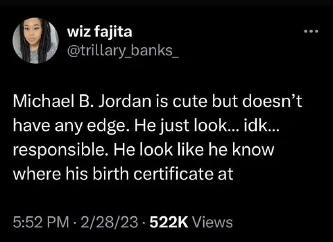 Michael B. Jordan Looks Responsible