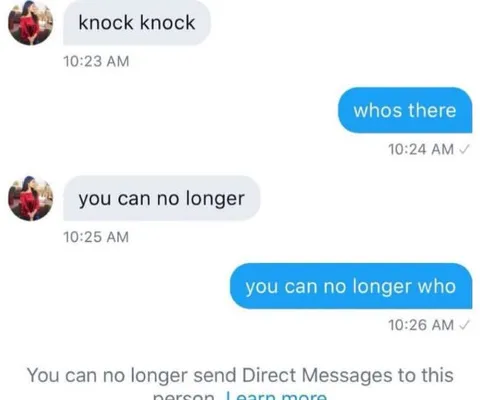 You Can No Longer Who