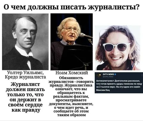 О чём должны писать журналисты
