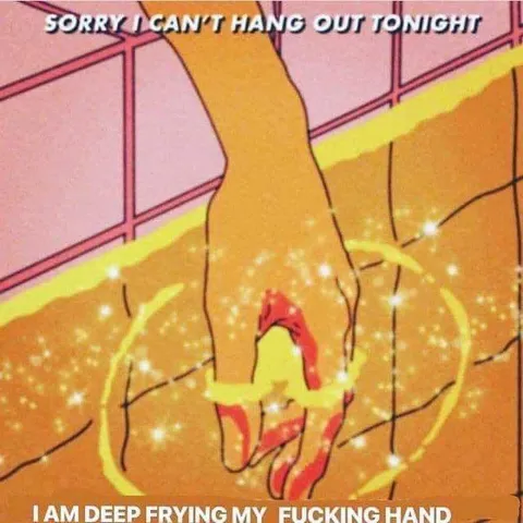 Deep Frying My Hand