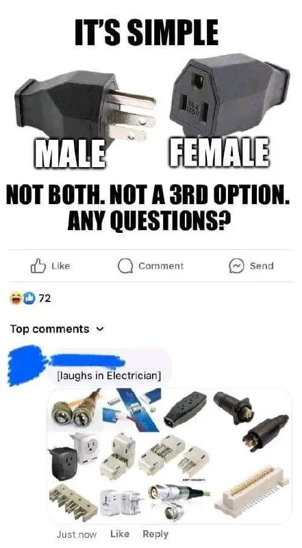 Male Female Plug Argument