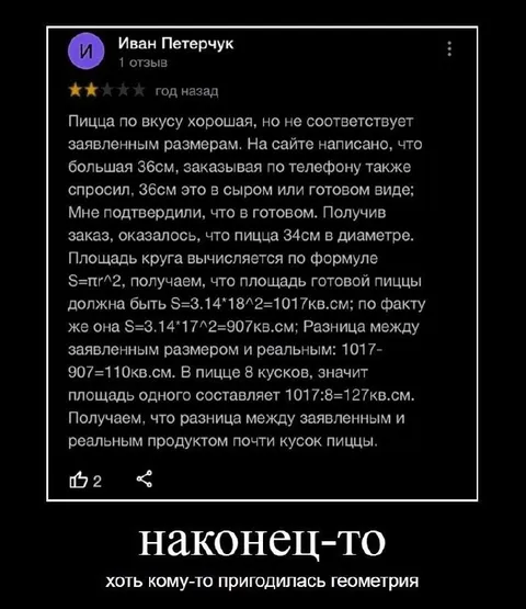 Геометрия наконец пригодилась