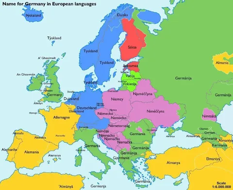 Germany in European Languages
