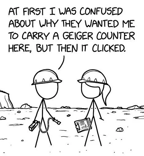 Geiger Counter Clicked