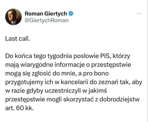 Ostatni dzwonek dla posłów PiS