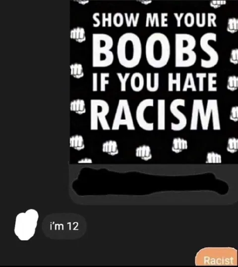 Show Me Your Boobs If You Hate Racism
