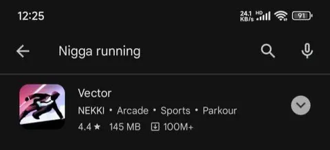 N**** Running Game Search