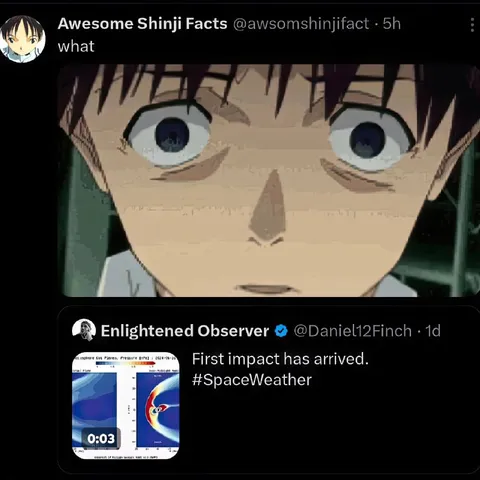 Shinji Sees the First Impact