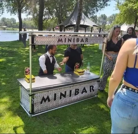 Outdoor Minibar at the Party