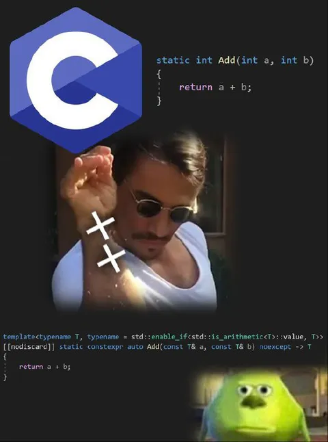 Overengineered C++ Addition