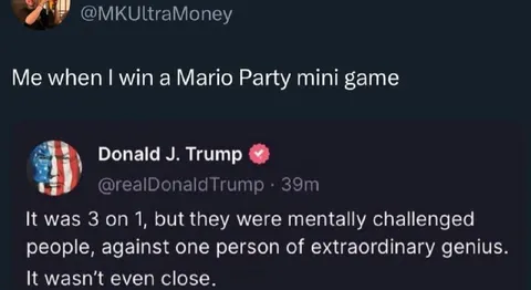 Trump Wins Mario Party