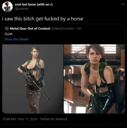 Quiet Gets Fucked by a Horse