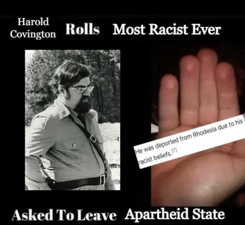 Harold Covington Asked to Leave