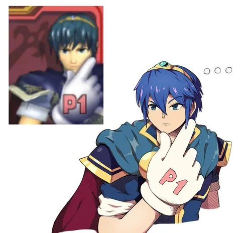 Blue-Haired P1 Reaction