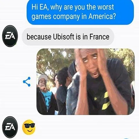 EA Blames Ubisoft for Being French