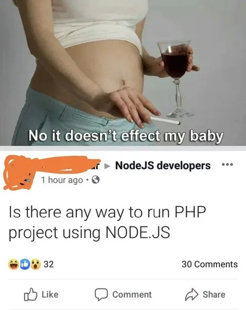 PHP Project Using Node.js