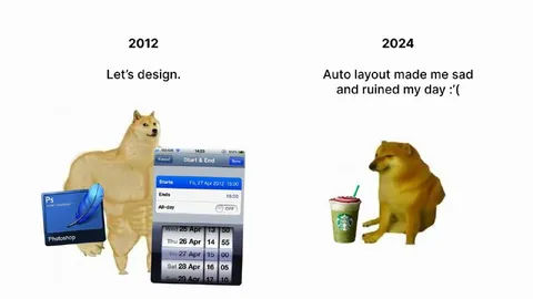 2012 Design vs 2024 Auto Layout