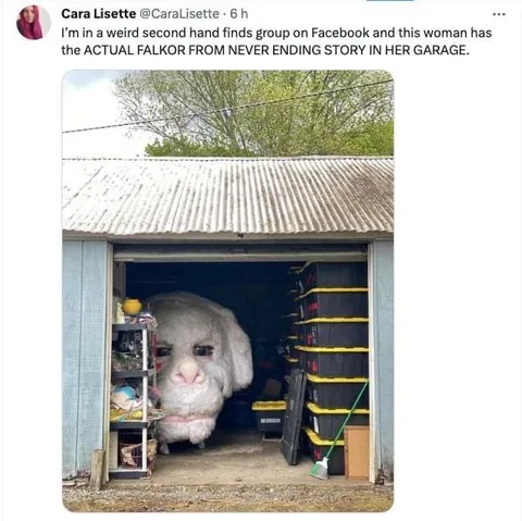 Falkor in the Garage