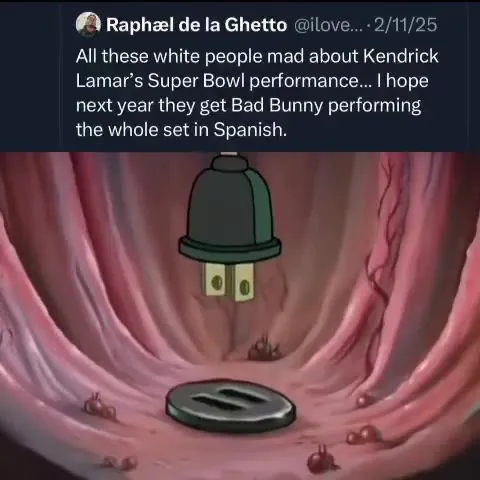 Bad Bunny Performing in Spanish