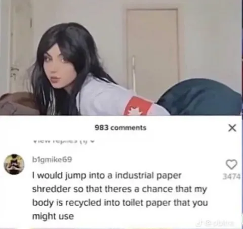 Industrial Shredder Love Comment
