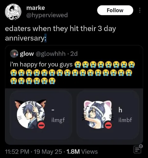 Three Day Anniversary Edaters