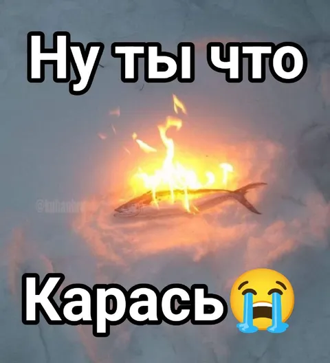 Горящий карась