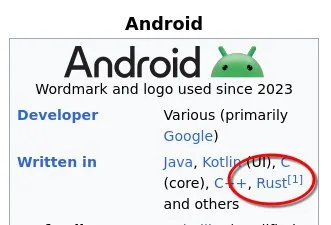 Android Uses Rust Now