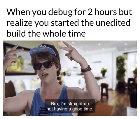 Debugging the Unedited Build