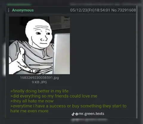 Success Makes Friends Hate You