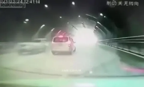 Неожиданная фигура в тоннеле