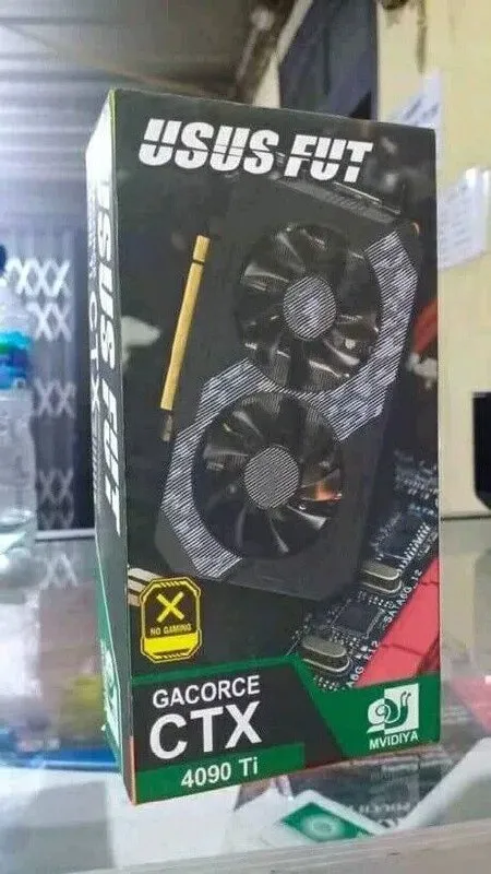 Поддельная видеокарта RTX 4090 Ti