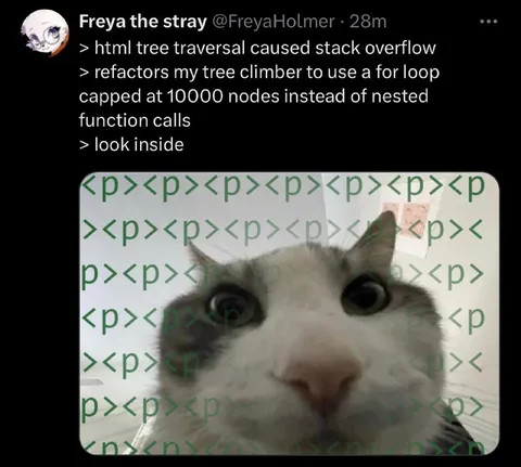 HTML Tree Traversal Cat