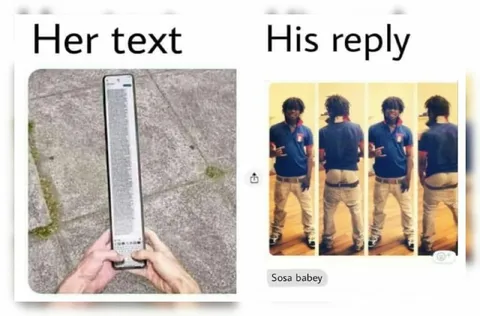 Her Text, His Sosa Reply