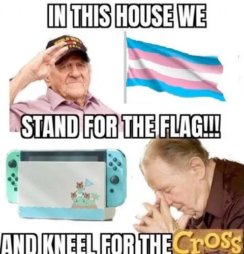 Stand for the Flag, Kneel for Cross