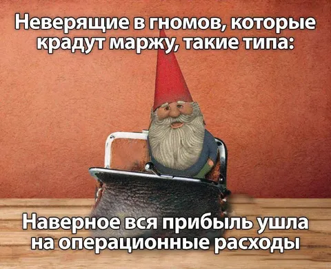 Гном с операционными расходами
