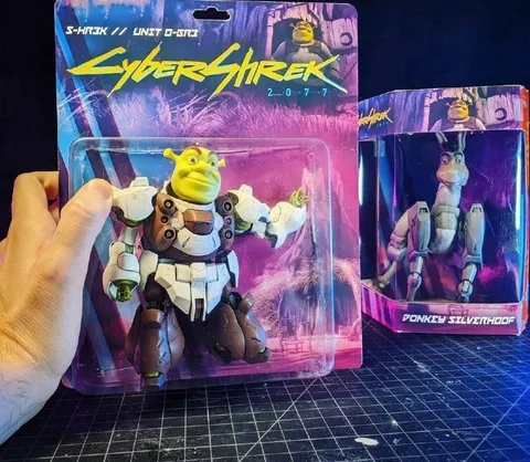 CyberShrek 2077 Action Figures
