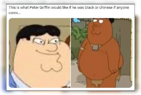 Black or Chinese Peter Griffin