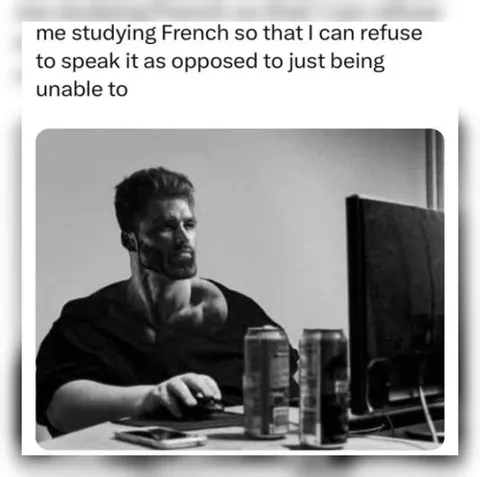 Studying French to Refuse Speaking It