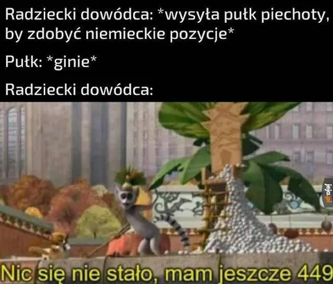 Radziecki dowódca ma jeszcze 449