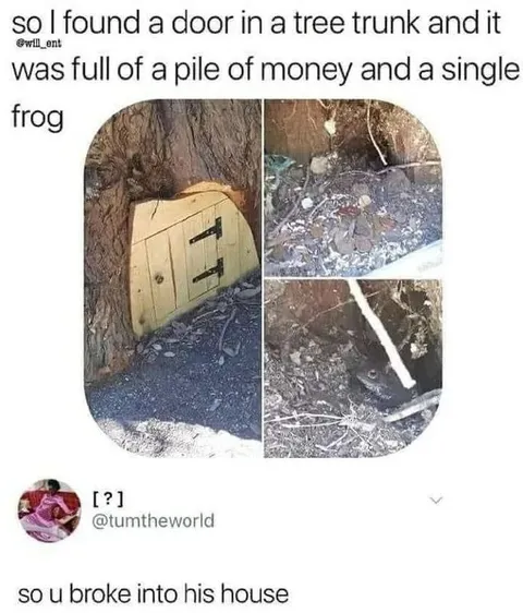 Frog Tree House Break-In