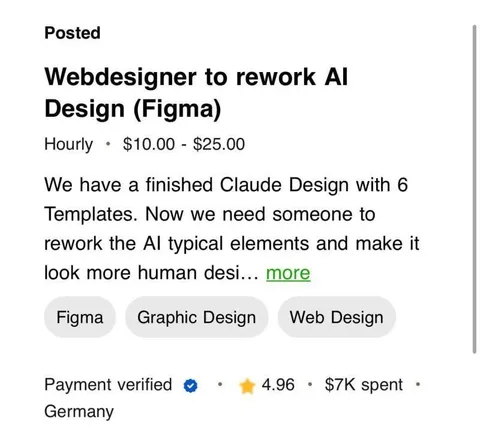 Webdesigner to Rework AI Design