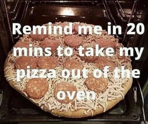 Pizza Still in the Oven