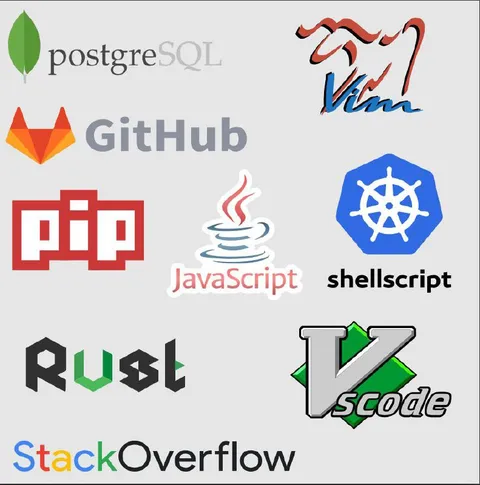 Developer Tools Logo Collage