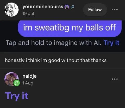 Sweating My Balls Off