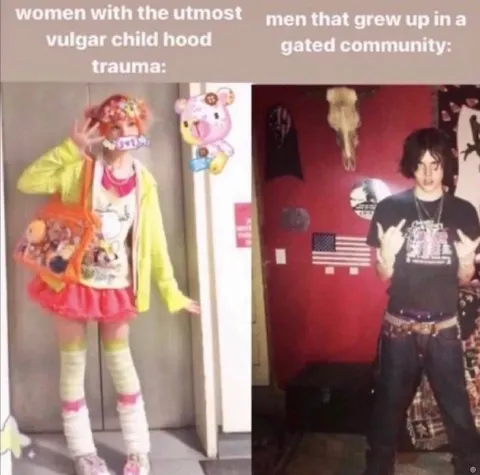 Vulgar Childhood Trauma vs Gated Community