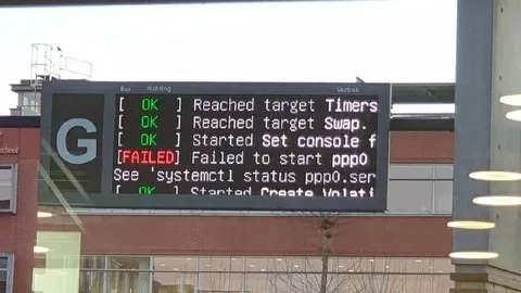 Linux Boot Failure on Bus Display