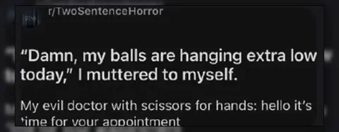 Scissors-Handed Doctor Appointment