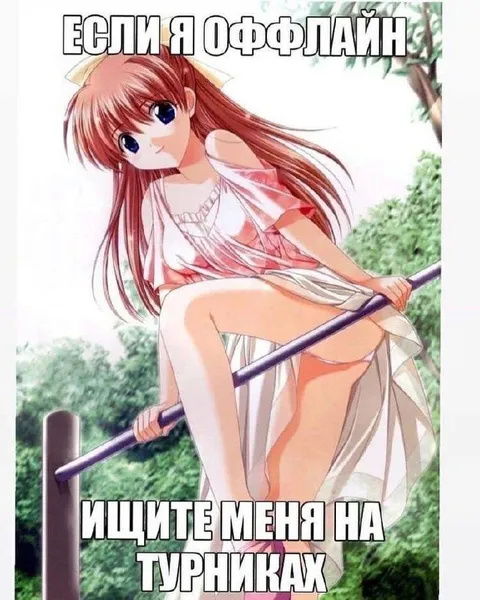 Оффлайн на турниках